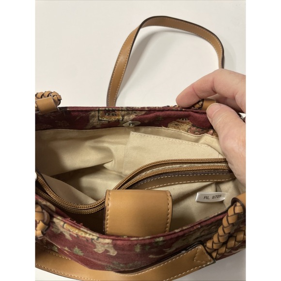 RELIC BY FOSSIL INDIA ELEPHANT PRINT SMALL HANDBAG PURSE Crossbody Or Handles - Picture 6 of 7